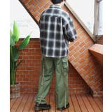 オンブレチェックシャツ メンズ シャツ 長袖 アメカジ ストリート  | 8（eight）  | 詳細画像22 
