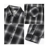 オンブレチェックシャツ メンズ シャツ 長袖 アメカジ ストリート  | 8（eight）  | 詳細画像57 