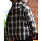 フードシャツ メンズ 長袖シャツ チェック柄 オーバーサイズ | 8（eight）  | 詳細画像16 