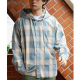 フードシャツ メンズ 長袖シャツ チェック柄 オーバーサイズ | 8（eight）  | 詳細画像24 