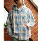 フードシャツ メンズ 長袖シャツ チェック柄 オーバーサイズ | 8（eight）  | 詳細画像25 