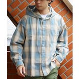 フードシャツ メンズ 長袖シャツ チェック柄 オーバーサイズ | 8（eight）  | 詳細画像26 