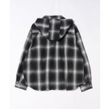 フードシャツ メンズ 長袖シャツ チェック柄 オーバーサイズ | 8（eight）  | 詳細画像48 