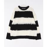 ホワイト | ボーダーニットセーター メンズ ニットセーター クルーネック | 8（eight） 