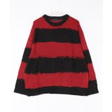 レッド | ボーダーニットセーター メンズ ニットセーター クルーネック | 8（eight） 