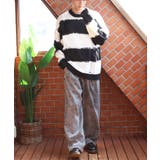 ボーダーニットセーター メンズ ニットセーター クルーネック | 8（eight）  | 詳細画像11 