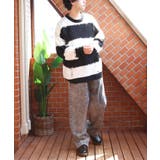 ボーダーニットセーター メンズ ニットセーター クルーネック | 8（eight）  | 詳細画像12 