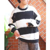 ボーダーニットセーター メンズ ニットセーター クルーネック | 8（eight）  | 詳細画像2 