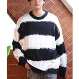 ボーダーニットセーター メンズ ニットセーター クルーネック | 8（eight）  | 詳細画像4 