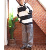 ボーダーニットセーター メンズ ニットセーター クルーネック | 8（eight）  | 詳細画像9 