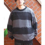 ボーダーニットセーター メンズ ニットセーター クルーネック | 8（eight）  | 詳細画像16 