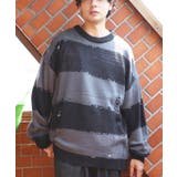 ボーダーニットセーター メンズ ニットセーター クルーネック | 8（eight）  | 詳細画像17 