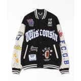 ブラック | スタジャン メンズ レディース ワッペン 刺繍 アウター アメカジ | 8(eight)