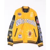 イエロー | スタジャン メンズ レディース ワッペン 刺繍 アウター アメカジ | 8(eight)