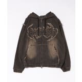 ブラック | トライバルフリンジデニムZIPパーカー メンズ ブルゾン アウター  | 8（eight） 