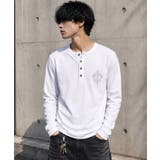 ヘンリーネックTシャツ メンズ Tシャツ ライトストーン ロンT | 8(eight) | 詳細画像4