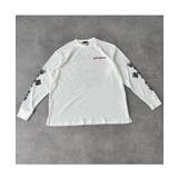 クロス×スカルプリント ワッフルロンT メンズ ロングTシャツ 十字架 | 8(eight) | 詳細画像10
