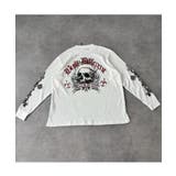 クロス×スカルプリント ワッフルロンT メンズ ロングTシャツ 十字架 | 8(eight) | 詳細画像11