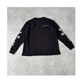 クロス×スカルプリント ワッフルロンT メンズ ロングTシャツ 十字架 | 8(eight) | 詳細画像12