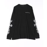 クロス×スカルプリント ワッフルロンT メンズ ロングTシャツ 十字架 | 8(eight) | 詳細画像22