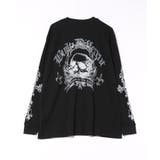 クロス×スカルプリント ワッフルロンT メンズ ロングTシャツ 十字架 | 8(eight) | 詳細画像23