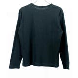 クロス刺繍 ワッフルヘンリーネックロンT メンズ Tシャツ ロング | 8(eight) | 詳細画像6