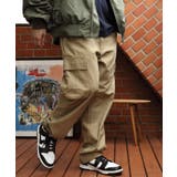 ベージュ | ツイルカーゴパンツ メンズ ワイドパンツ | 8（eight） 