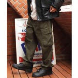 オリーブ | ツイルカーゴパンツ メンズ ワイドパンツ | 8（eight） 