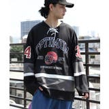 ブラック | ホッケーシャツ メンズ 長袖シャツ | 8(eight)