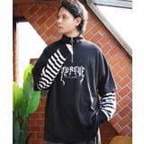 ハーフジップロングTシャツ メンズ 長袖[品番：EH000005927]｜8