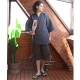甚平 メンズ しじら 浴衣 じんべい シンプル 夏 花火大会に | 8(eight) | 詳細画像25