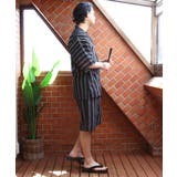 甚平 メンズ しじら 浴衣 じんべい シンプル 夏 花火大会に | 8(eight) | 詳細画像12