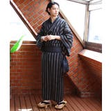 浴衣 4点セット メンズ 浴衣 ゆかた 帯 巾着 夏 花火大会に | 8(eight) | 詳細画像11