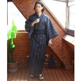 チャコール | 浴衣 4点セット メンズ 浴衣 ゆかた 帯 巾着 夏 花火大会に | 8(eight)