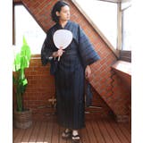 ネイビー | 浴衣 4点セット メンズ 浴衣 ゆかた 帯 巾着 夏 花火大会に | 8(eight)