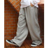 杢グレー | ダブルタック 極太スウェットパンツ メンズ スウェット ワイド | 8（eight） 