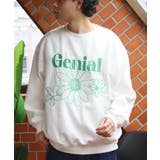 フラワー刺繍トレーナー メンズ スウェット レディース にも | 8（eight）  | 詳細画像3 