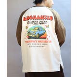 エクリュ―×ブラウン | ヴィンテージライクラグランT メンズ Tシャツ 長袖 ロンT | 8(eight)