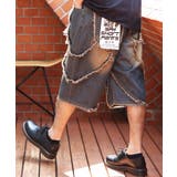 ネイビーA | バイアス&トライバルフリンジショーツ メンズ ショートパンツ | 8(eight)