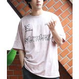 ピンク | グランジ加工サッカーTシャツ メンズ Tシャツ 半袖 サッカーT | 8(eight)
