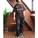 グランジ加工サッカーＴシャツ メンズ Tシャツ 半袖 サッカーT  | 8（eight）  | 詳細画像20 