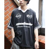 ブラック | 襟付き半袖サッカーTシャツ メンズ Tシャツ サッカー 襟付き | 8(eight)
