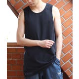 ブラック | ダメージ加工 タンクトップ メンズ ヴィンテージ クラッシュ加工  | 8（eight） 