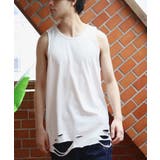 ダメージ加工 タンクトップ メンズ ヴィンテージ クラッシュ加工  | 8（eight）  | 詳細画像12 