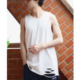 ダメージ加工 タンクトップ メンズ ヴィンテージ クラッシュ加工  | 8（eight）  | 詳細画像14 