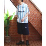 総柄サッカーデザインTシャツ メンズ Tシャツ 半袖 ゲームシャツ | 8（eight）  | 詳細画像12 