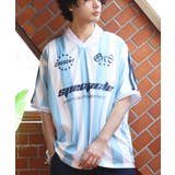 総柄サッカーデザインTシャツ メンズ Tシャツ 半袖 ゲームシャツ | 8（eight）  | 詳細画像4 