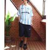 総柄サッカーデザインTシャツ メンズ Tシャツ 半袖 ゲームシャツ | 8（eight）  | 詳細画像7 