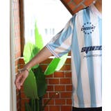 総柄サッカーデザインTシャツ メンズ Tシャツ 半袖 ゲームシャツ | 8（eight）  | 詳細画像53 
