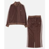 ブラウンA | トラックジャケット メンズ ジャージ セットアップ 刺繍 | 8(eight)